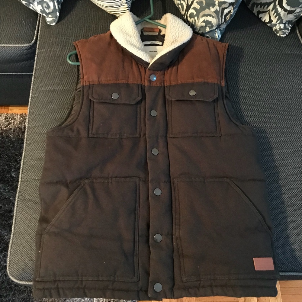 Zara Wool collar Vest